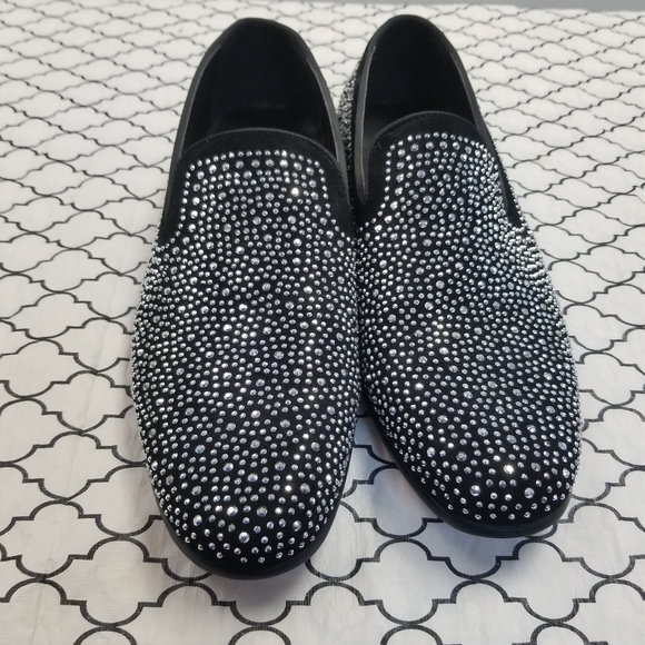 Moretti Black Label Studded Loafers main image 8